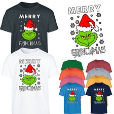 Grinch Boys T-Shirt Santa