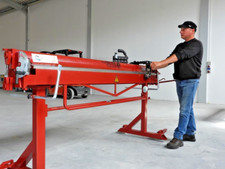 Portable sheet metal folder