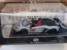 Maxwell 1/64 Aventador LP770-4 Roadster SVJ 63 Combat Grey HEC Special New 