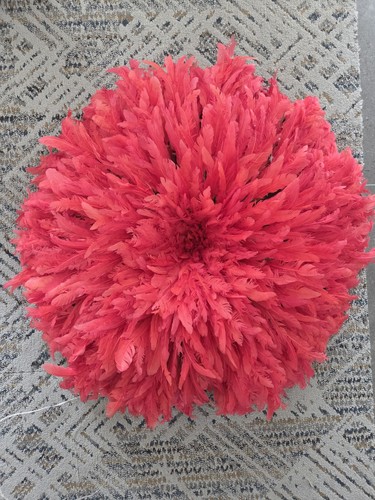 Juju hat red feathered - hat,