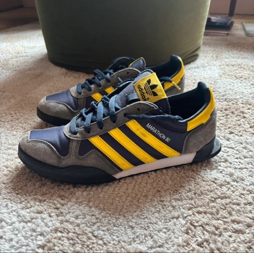 Vintage blue and yellow - and,