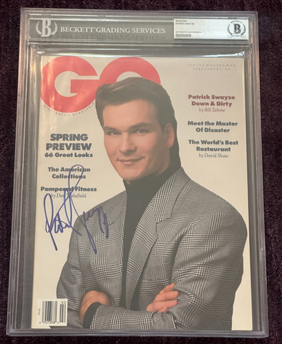 Patrick swayze signed feb 1989 - patrick,