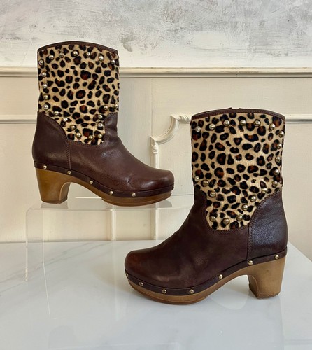 Vintage brown leather pony - brown,