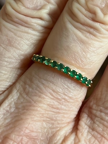 14ct gold emerald