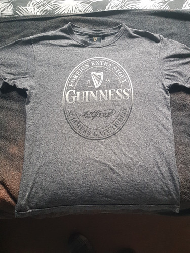 Grey guinness stamp round - guinness, stamp,