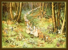 The FAIRY WAY - Fae Faery Art - BIG MAGNET 3.5 x 5 in