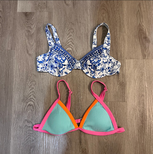 New bikini top bundle blue - new,