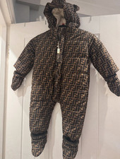 Baby Boy/Girl Fendi Snow Suit Coat 100% Genuine! 