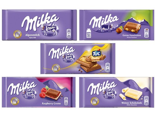 Milka chocolate bars assorted - chocolate,