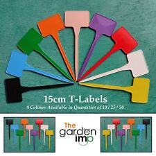 Plant Labels T Type Coloured Marker Sticks Garden Name ID Tags Seed Trays Pots
