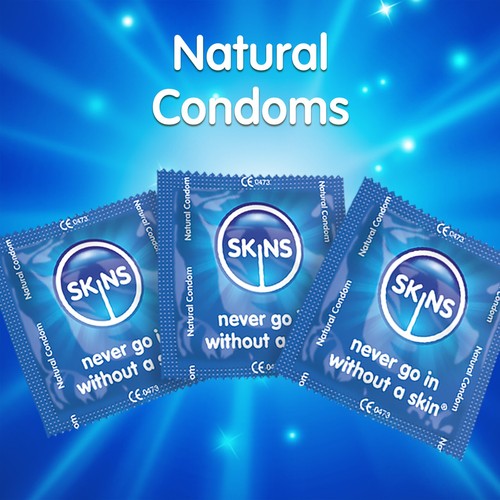 Skins natural condoms - -, loose