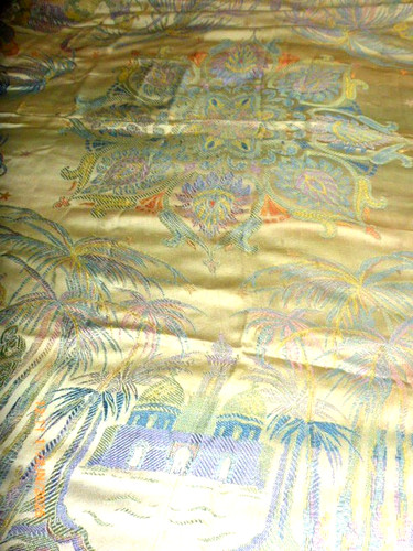 1940 50s silk blend exotic - 1940's/50s,