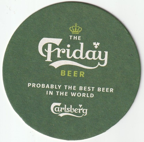 Beer mat carlsberg - beer,