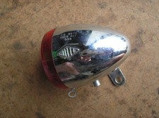 Vintage bicycle moped autocycle cyclemotor ?? Miller chrome rear light UNUSED
