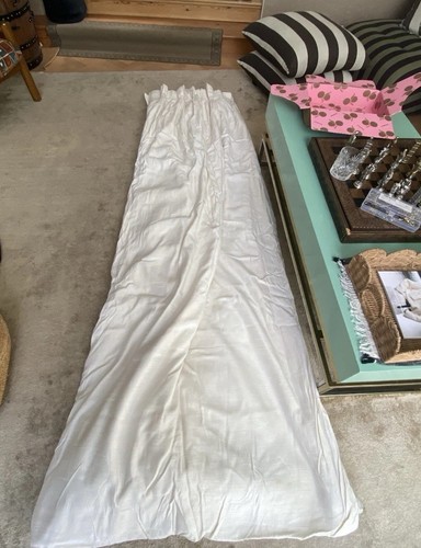 Raw silk curtains 210w 250l - curtains,