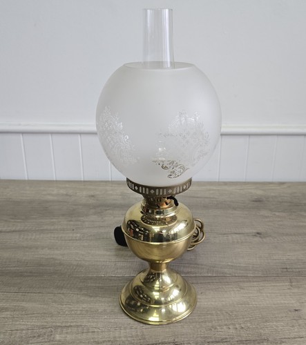 Vintage brass oil paraffin - brass,