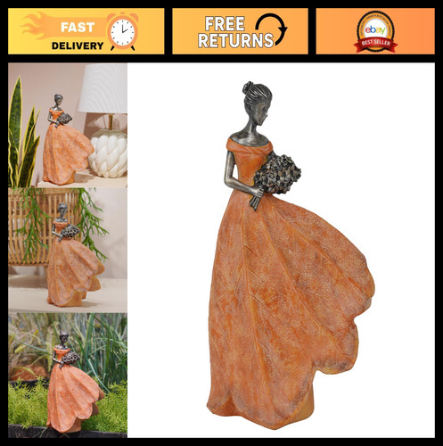 Fairy statue with - with, orange