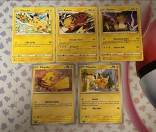5X Pokemon TCG Pikachu Cards Joblot Bundle Mint Condition Gift 🎁