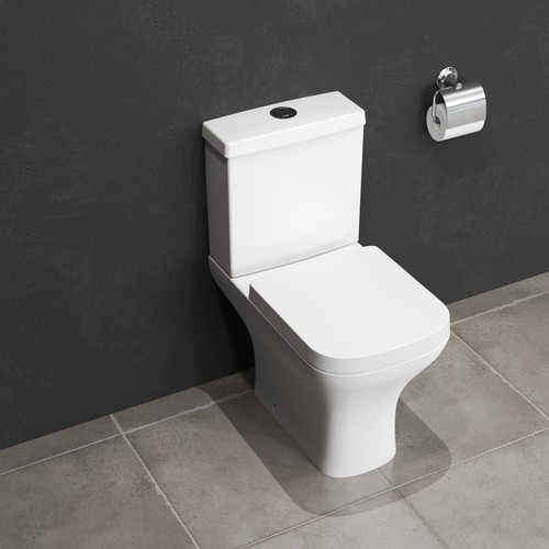 Bathroom close coupled - close, toilet