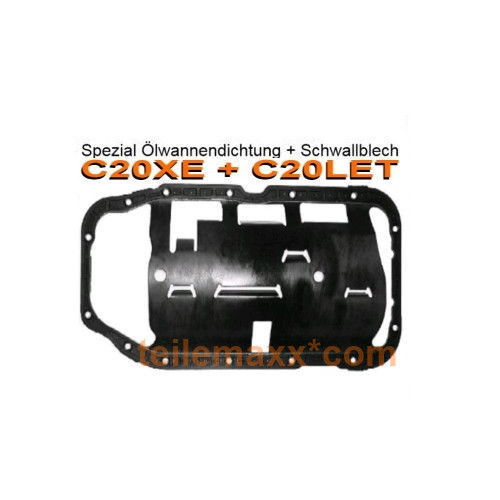 Oil pan gasket - gasket, plate