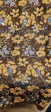 5 Yards French Lace Fabric Material With Sequins. Brown