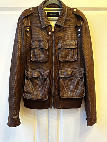 Rare archival gucci perforated - archival,