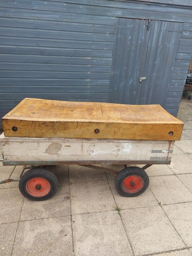 Vintage butchers block - butchers,