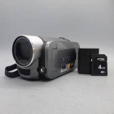 Canon Legria FS307 Handheld High Definition Camcorder Silver Tested