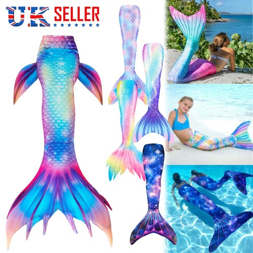 Kids mermaid tail with monofin - kids,