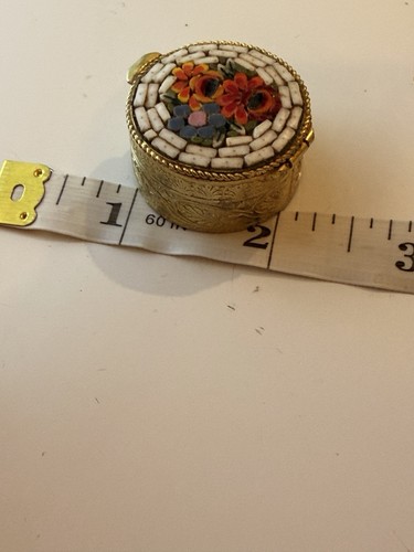 Pill box micro mosaic glass - pill,