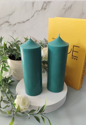 Unscented teal green soy wax - unscented,