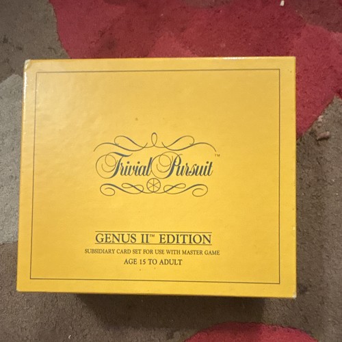Parker trivial pursuit - pursuit, genus