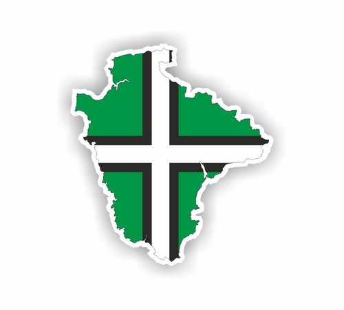 Devon map sticker - map, decal
