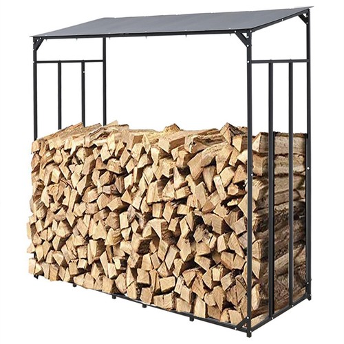 Tall large firewood - tall, rack