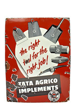 Vintage Tata Agrico Enamel