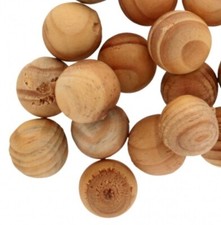 16pcs Wood Moth Balls Natural