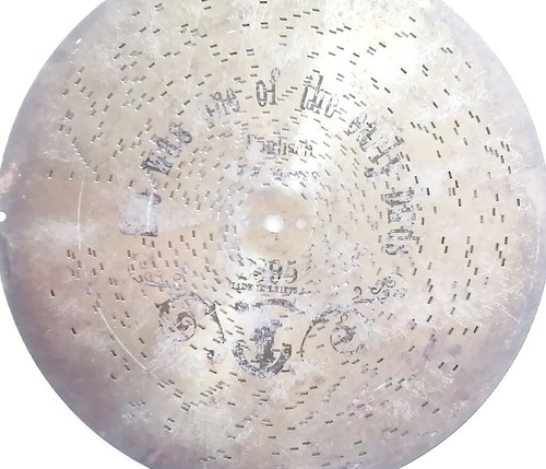 Antique disc music box - antique,