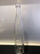 ROSS'S ROYAL BELFAST Large 14” high Glass Bottle c.1800/1900s Very Rare Antique