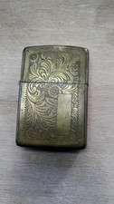 Vintage brass Zippo lighter