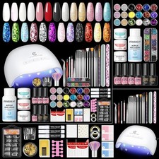 Gel Nail Polish Kit with LED UV Nail Lamp Gel Nail Starter Kit Christmas Gifts