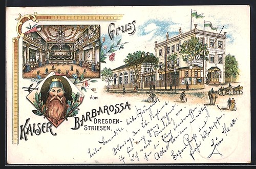 Lithograph dresden striesen - lithograph, dresden-striesen