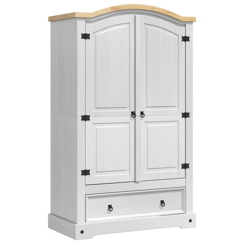 Vidaxl wardrobe corona white - wardrobe,