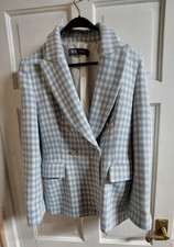 Zara Blue White Check