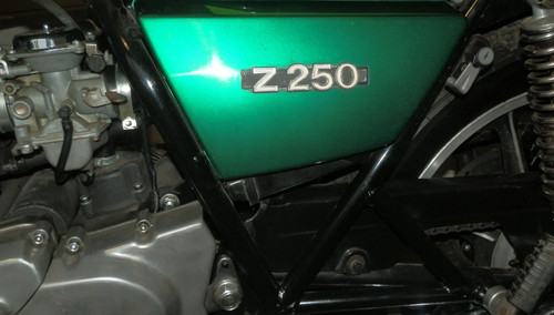 Kawasaki kz250a z250 left - kawasaki,
