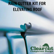 Roof Gutter Channels Pair VW T5 Campervan Elevating, Window Rain Gutter Channel