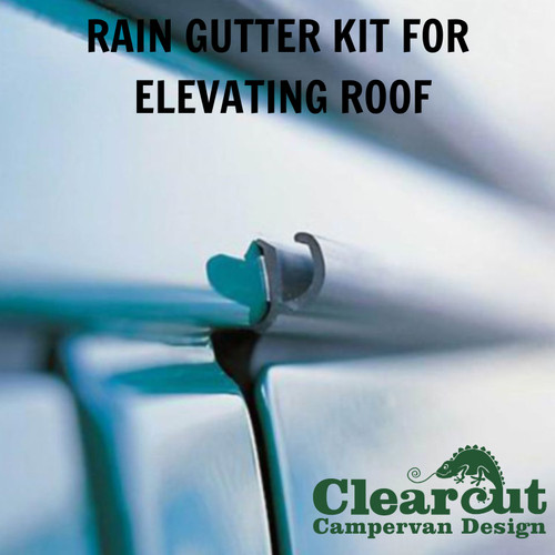 Roof gutter channels pair - gutter,