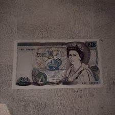 Old £20 Pound Note Twenty Pounds Bank Of England William Shake Bank Note Rare