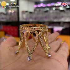 2pcs Metal/gold Crystal Ball