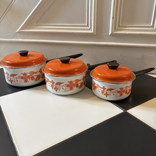 Vintage judge floral pan - vintage, set