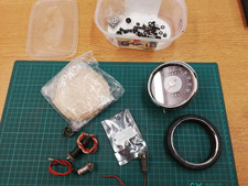 Joblot Smiths clock spares including Grey Faced SSM 4002/02B  (box GG12)